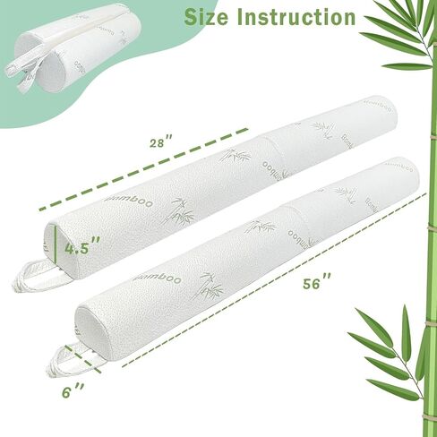 2 Packs Mesh Fabric Bed Bumpers for Toddlers Foam Safety Bed Rail for Kids Baby Bed Bumper with Breathable and Washable Cover fits Twin, Full, Queen, King Size Beds in Saudi Arabia