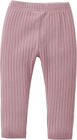 U·nikaka Unisex Baby 0-48 Months 5-Pack Pants in Grey White Black Orange and Pink in Kuwait