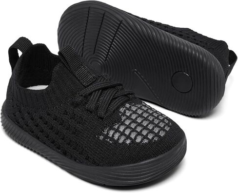 MORENDL Toddler Slip On Sneakers Baby Walking Shoes Non-Slip Breathable Boys & Girls Tennis Shoes Infant Running Shoes in Kuwait