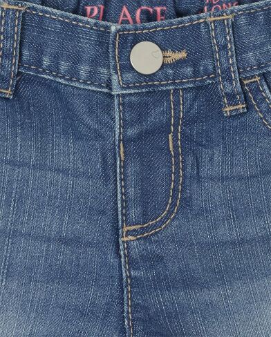 The Children's Place Baby Girls' and Toddler Jean Midi Shorts in Saudi Arabia