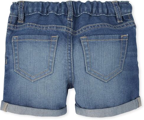 The Children's Place Baby Girls' and Toddler Jean Midi Shorts in Saudi Arabia