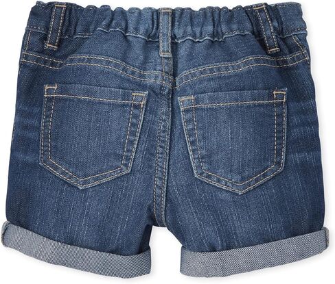 The Children's Place Baby Girls' and Toddler Jean Midi Shorts in Saudi Arabia