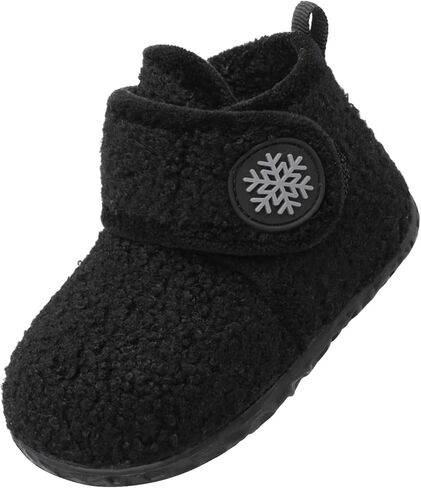 LeIsfIt Toddler Slippers Boys Girls House Slippers Kids Winter Boots Warm Lightweight House Shoes with Non-Slip Sole in Kuwait