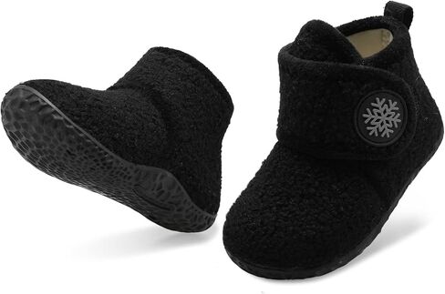 LeIsfIt Toddler Slippers Boys Girls House Slippers Kids Winter Boots Warm Lightweight House Shoes with Non-Slip Sole in Kuwait