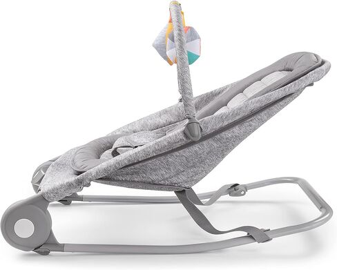 Summer Infant 2-in-1 Bouncer & Rocker Duo (Gray and Teal) Convenient and Portable Rocker and Bouncer for Babies Includes Soft Toys and Soothing Vibrations in Kuwait