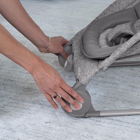 Summer Infant 2-in-1 Bouncer & Rocker Duo (Gray and Teal) Convenient and Portable Rocker and Bouncer for Babies Includes Soft Toys and Soothing Vibrations in Kuwait