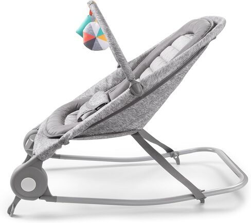 Summer Infant 2-in-1 Bouncer & Rocker Duo (Gray and Teal) Convenient and Portable Rocker and Bouncer for Babies Includes Soft Toys and Soothing Vibrations in Kuwait