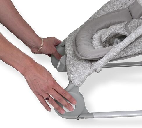 Summer Infant 2-in-1 Bouncer & Rocker Duo (Gray and Teal) Convenient and Portable Rocker and Bouncer for Babies Includes Soft Toys and Soothing Vibrations in Kuwait