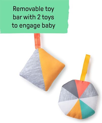 Summer Infant 2-in-1 Bouncer & Rocker Duo (Gray and Teal) Convenient and Portable Rocker and Bouncer for Babies Includes Soft Toys and Soothing Vibrations in Kuwait