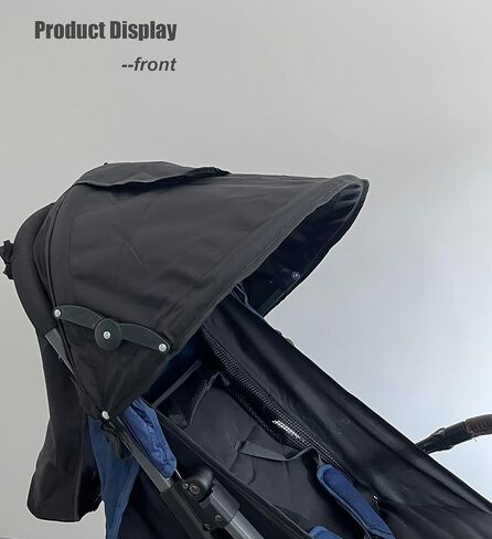 Universal Stroller Sun Shade Cover Stroller Canopy Awning for Pushchair Pram Baby Buggy Parasol Sun Umbrella with Pockets Mesh Window Adjustable Retractable in Kuwait