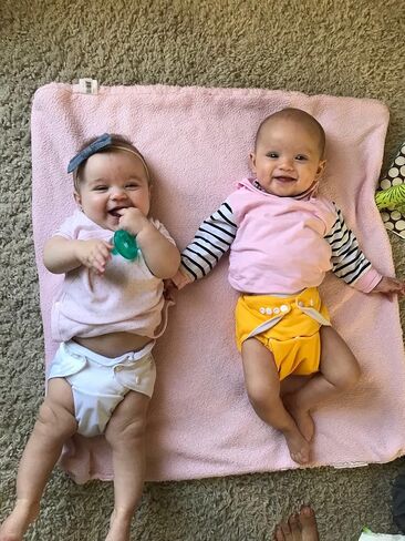 ALVABABY Baby Cloth Diaper 6 Pack with 12 Inserts One Size Cloth Diaper Covers Adjustable Washable Reusable for Baby Girls and Boys in Saudi Arabia
