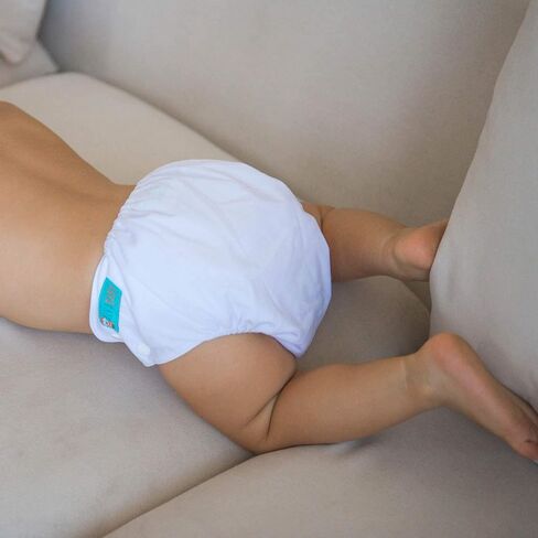 ALVABABY Baby Cloth Diaper 6 Pack with 12 Inserts One Size Cloth Diaper Covers Adjustable Washable Reusable for Baby Girls and Boys in Saudi Arabia
