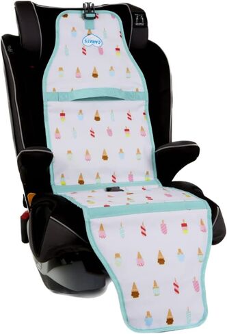 Car Seat Cooling Pad for Babies, Toddlers, and Kids - Comfortable and Durable Cooling Pad for Hot Summer Days - Space White, one Size in Saudi Arabia