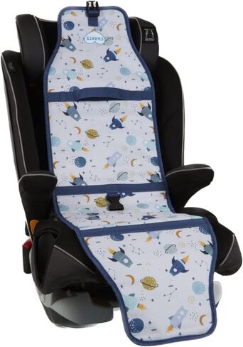 Car Seat Cooling Pad for Babies, Toddlers, and Kids - Comfortable and Durable Cooling Pad for Hot Summer Days - Space White, one Size in Saudi Arabia