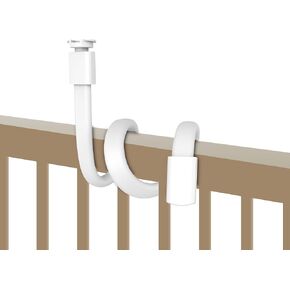 HelloBaby Baby Monitor Mount for HB6550/ Pro/ HB6560/ HB65/ HB6339/ HB40/ HB6081/ HB66/ HB6351, 20 Inch Flexible Arm Bracket, Camera Holder Attaches to Crib Cot Shelves, Without Tools or Wall Damage