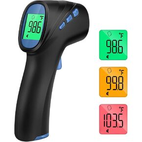 Forehead Thermometer for Adults and Kids, Digital Infrared Thermometer with Fever Alarm, FSA HSA Eligible, Fast Accurate Results, Easy to use