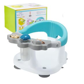 Baby Bath Seat, Infant Bath Seat, Bath Seat for Baby,Baby Bathtub Seat for Sit-Up 6-36 Months 4 Suction Cups Stability (White-Style/2)