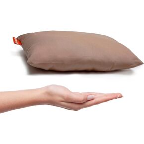 Urban Infant Pipsqueak Small Pillow - Mini 11 x 7 in - Tiny Pillow for Travel, Dogs, Toddlers, Kids, Lumbar, Knees and Neck - Gray