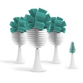 Nanobebe E-Brush Baby Bottle Cleaner - Electric Bottle Cleaning Brush, Baby Accessories, and Sippy Cups - Rechargeable, Includes Replaceable Brush Head