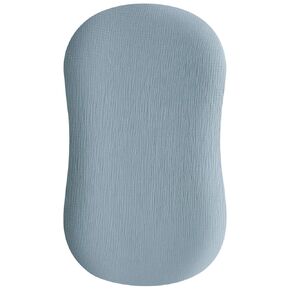 Konssy Muslin Baby Lounger Cover 1 Pack, 100% Cotton Newborn Lounger Cover, Soft and Breathable Lounger Slipcover, Cover Only