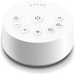 Color Noise Sound Machines Sleep White Noise Machine with 25 Soothing Sounds 32 Volume Levels 5 Timers and 4 Sound Categories and Memory Function for Kids Adults and Home