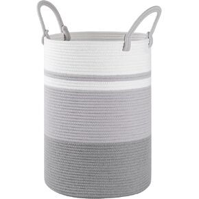 Laundry Basket, Laundry Hamper, Baby Nursery Hamper, Foldable Laundry Hamper with Handles, Storage Blanket Clothes Toys in Bedroom, Living Room-13.8 "L * 19.7 "H-Gradient Yellow in Kuwait