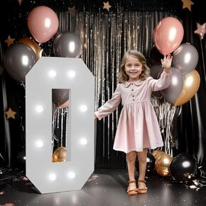 imprsv Marquee Numbers Large 15th-Birthday Decorations: 3ft Light up Numbers Balloon for Party Big Quinceanera Decorations 15 Year Old Girls Boy Foam Board Wall Number 15
