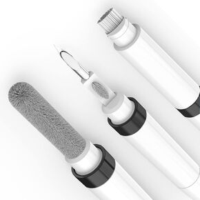 ECP4in1 for Airpod Cleaner Kit Equipped with a Flocked Sponge a Metal Pen Tip 2 High-Density Brush Easy Clean Hard-to-Touch Place Earbud Cleaning Kit Tool for Airpods Pro 1 2 3 -Blue