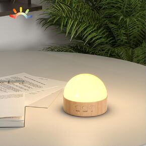 Kintion Night Light, Portable LED Night Light, Dimmable 6 Color Lighting Nursery Night Lamp (with RGB Mode), Soft Eye Caring Night Light for Sleep Aid (White, 1 PCS)