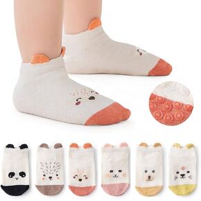 Cartoon Warm Baby Socks, All Weather Toddler Slipper Socks for Boys Girls, Toddlers, Newborn, Unisex