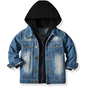 CM C&M WODRO Baby Boys Girls Denim Jacket Kids Toddler Button Down Jeans Jacket Top Coat Outerwear