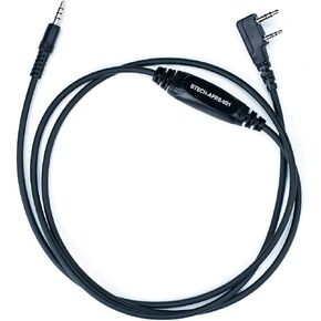 BTECH APRS-K1 PRO Multi-Function Audio Interface Cable - USB-C Universal TNC Adapter with Built-in Auto PTT & Audio I/O - Compatible with APRSpro, APRSDroid