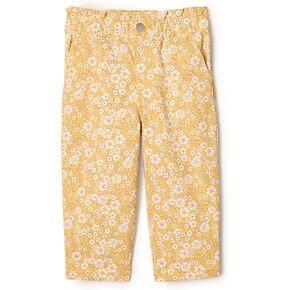 Amazon Essentials x Sofia Grainge Toddlers and Baby Girls' Straight Leg Jean with Ruffle