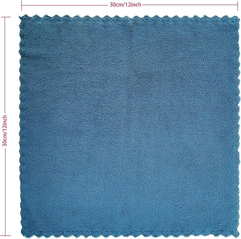 Kyapoo Baby Washcloths 12 Pack 12x12 Inches Microfiber Coral Fleece Extra Absorbent and Soft for Newborns, Infants and Toddlers in Saudi Arabia