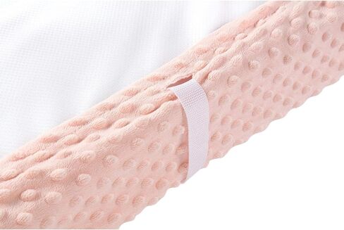 Baby Changing Pad Cover, Super Soft Plush Dot Diaper Changing Table Covers for Baby Girls and Boys, Ultra Comfortable, Safe for Babies, Fit 32"/34'' x 16" Pad (Beige) in Saudi Arabia