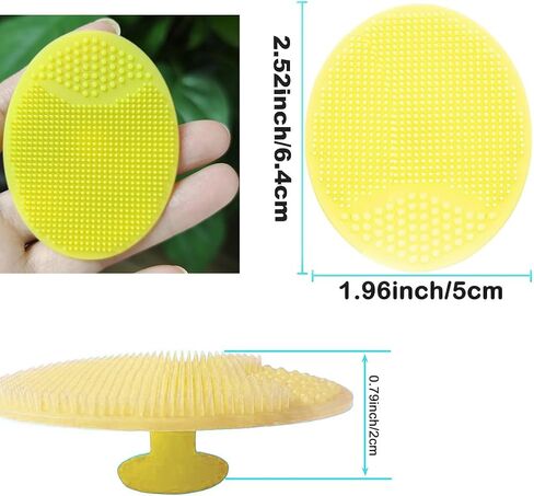 Baby Hair Brush with Wooden Handle and Comb Set for Newborns & Toddlers | Natural Soft Goat Bristles l Wood Comb l Blue Cradle Cap Brush| Ideal for Cradle Cap (3 Piece) in Saudi Arabia
