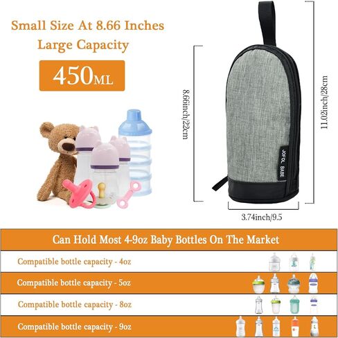 JOFOL BABE-Bottle Bag Breastmilk Cooler Bag Travel,Baby Bottle Cooler Bag Bottle Bag,Breastmilk Cooler Bag Insulated Bottle Bag,Insulated Baby Bottle Bag for Daycare in Saudi Arabia