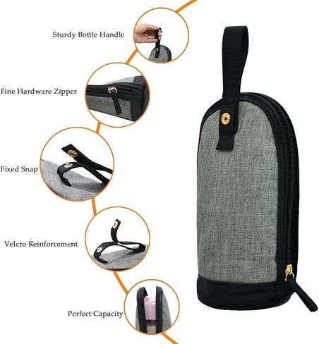 JOFOL BABE-Bottle Bag Breastmilk Cooler Bag Travel,Baby Bottle Cooler Bag Bottle Bag,Breastmilk Cooler Bag Insulated Bottle Bag,Insulated Baby Bottle Bag for Daycare in Saudi Arabia