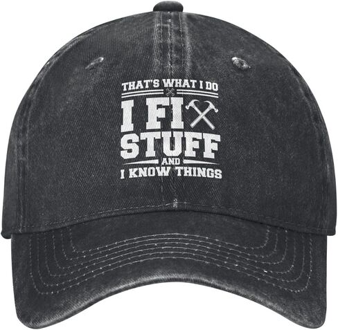 I Fix Stuff and I Know Things Hat for Men I Fix Stuff Hat Cool Stuff Hat for Men Funny in Kuwait