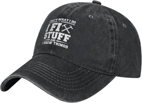 I Fix Stuff and I Know Things Hat for Men I Fix Stuff Hat Cool Stuff Hat for Men Funny in Kuwait