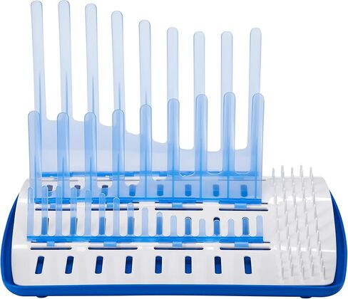 رف تجفيف زجاجات الأطفال القابل للطي من دكتور براون لسهولة التخزين، والحلمات الجافة، واللهايات وغيرها من مستلزمات الأطفال، خالية من مادة BPA in Kuwait