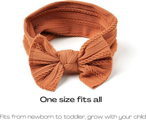 Prohouse 12 Pack Baby Nylon Headbands Hairbands Hair Bow Elastics Handmade Hair Accessories for Baby Girls Newborn Infant Toddlers Kids(Pink) in Saudi Arabia