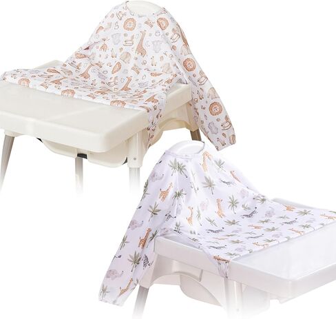 Long Sleeve Baby Bib - Mess-Proof Feeding Bibs for Babies - Adjustable, Waterproof, and Highchair/Table Attachment in Saudi Arabia