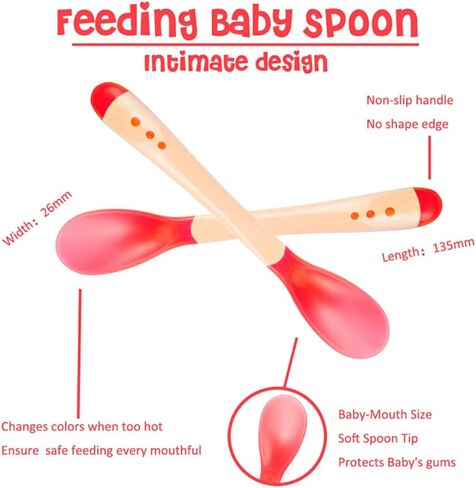 RyanLemon Baby Feeding Set, Baby Flatware Sets, Silicone Baby Led Weaning Set, Suction Plate and Bowl, Pocket Bib, Spoon Fork, Toddler Flatware Set for Babies 6 Months+, Pink in Saudi Arabia
