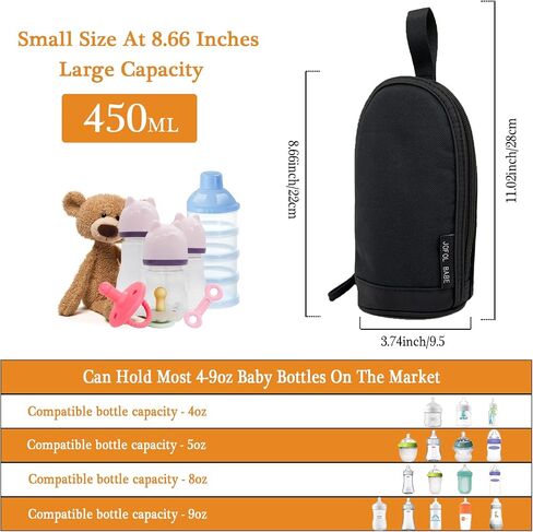 JOFOL BABE-Bottle Bag Breastmilk Cooler Bag Travel,Baby Bottle Cooler Bag Bottle Bag,Breastmilk Cooler Bag Insulated Bottle Bag,Insulated Baby Bottle Bag for Daycare in Saudi Arabia