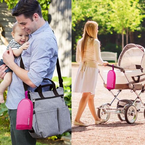 JOFOL BABE-Bottle Bag حقيبة تبريد حليب الأم للسفر، حقيبة تبريد زجاجات الأطفال، حقيبة زجاجات معزولة لحليب الأم، حقيبة زجاجات أطفال معزولة للرعاية النهارية in Kuwait