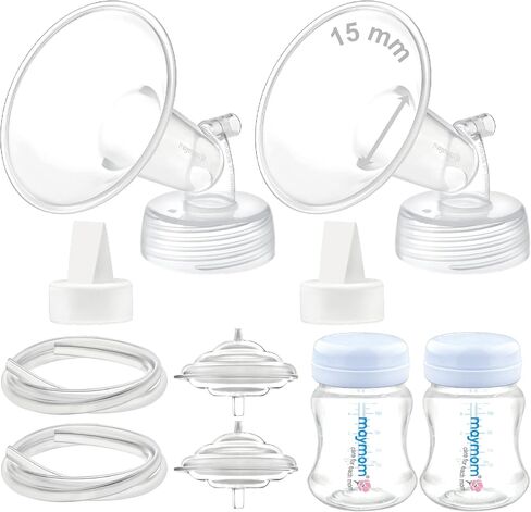 أجزاء مضخة Maymom متوافقة مع مجموعة استبدال Spectra S2 Spectra S1 لأجزاء مضخة Spectra 24 مم شفة صمام منقار البط واقي التدفق الخلفي للزجاجة، وليس ملحقات Spectra S2 الأصلية in Kuwait