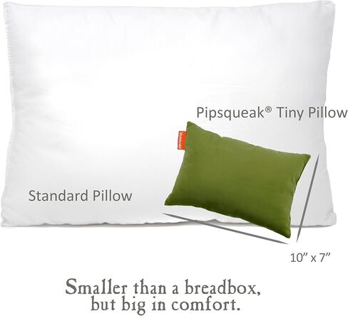 وسادة صغيرة من Urban Infant Pipsqueak - صغيرة مقاس 11 × 7 بوصة - وسادة صغيرة للسفر والكلاب والأطفال الصغار والأطفال وأسفل الظهر والركبتين والرقبة - رمادي in Kuwait