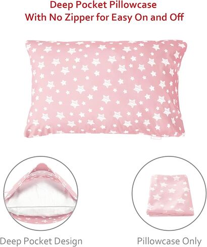 Moonsea Toddler Bed Sheets, 3 Piece Toddler Sheet Set, Soft Breathable Crib Bedding Set for Boys Includes a Flat Sheet, a Fitted Sheet, a Pillowcase, Grey Star in Kuwait