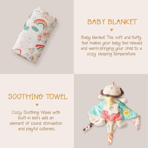 bopoobo هدايا استحمام الطفل للأولاد، هدايا المولود الجديد للأولاد، سلة هدايا فريدة من نوعها للأطفال، هدايا تكشف عن الجنس، قطعة واحدة، بطانية، خشخشة، محبوب، جوارب، بطاقة هدايا، عملات معدنية للقرار، معلم بارز in Kuwait